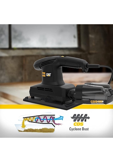 Cat Dx44 350Watt Profesyonel Devir Ayarlı Titreşimli Zımpara