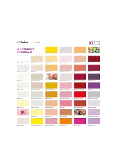 Polisan X1 Art Multisurface Hobi Boyası Pastel Lila 120 ml