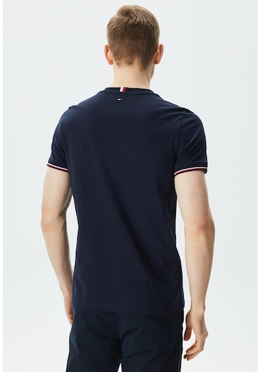 Tommyhilfiger Sıfır Yaka T-shirt Regular Fit Lacivert