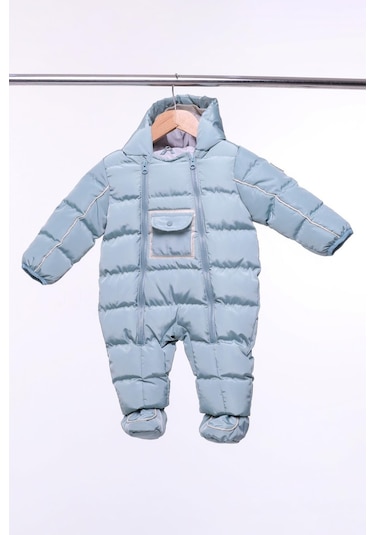 Benitto Kids Kız Bebek Astronot Tulum Yeşil