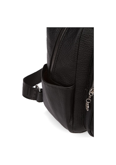 Newish Polo Kadın Deri Monica Sırt Çantası New309 Siyah