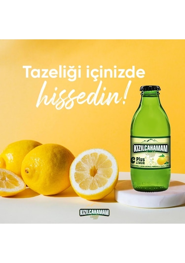 Kızılcahamam Çamlık C Plus Limon Aromalı Maden Suyu 200 Ml X 24 Adet