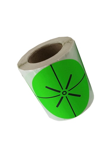 Kendinden Yapışkanlı Hedef Çıkartmaları Açık Hava Alıştırma Kağıdı Çıkartmaları Yeşil 3 İnç Diğer