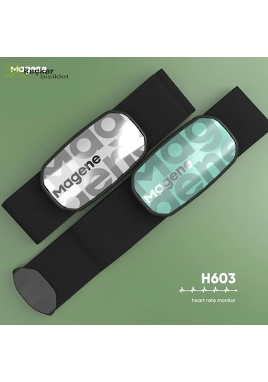 Magene H603 Göğüs Nabız Bandı Beyaz