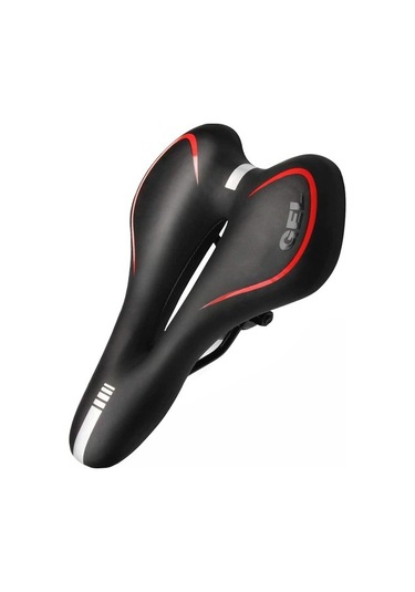 Fochsia B Tipi Kırmızı Stil Yumuşak Bisiklet Koltuğu Mtb Dağ Yol Bisikleti Koltuğu Rahat Yumuş Altın