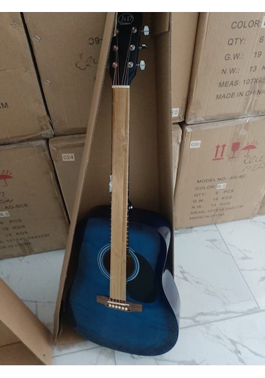 J&d Guitars Ag-6/bls Jumbo Kasa Akustik Gitar AG-6/BLS