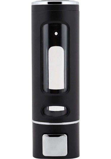 2 Adet Siyah 400 Ml Duvara Monte Manuel Sabunluk Sıvı Lavabo Sabunluk El Sabunu Siyah