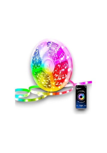 10 Metre Şerit Led Çok Renkli