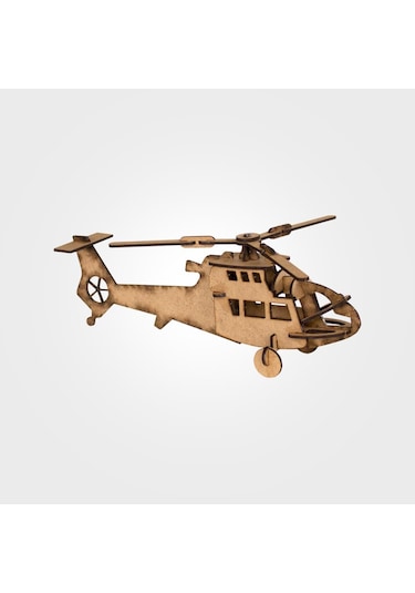 Sadimo 3d Ahşap Helikopter Maketi