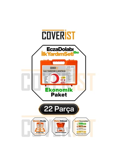 İş Yeri İlk Yardım Çantası Ecza Dolabı Acil Müdahale Seti - Eko Paket