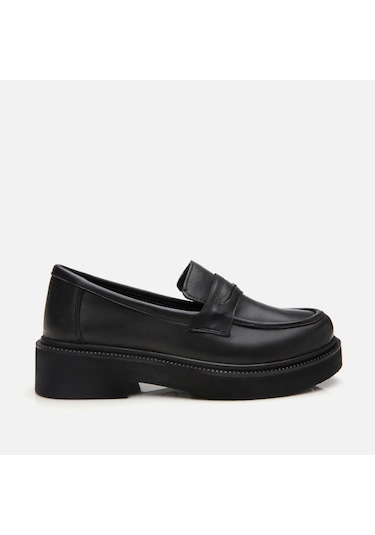 Hotiç Hakiki Deri Siyah Kadın Loafer 01ayh306700a100 Siyah-black Siyah