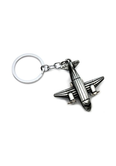 Çelik Döner Pervaneli Uçak Anahtarlık