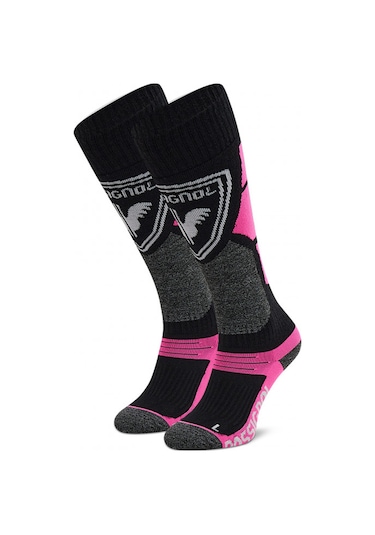Rossignol L3 W Premium Wool Kadın Kayak Çorabı Renkli Pembe