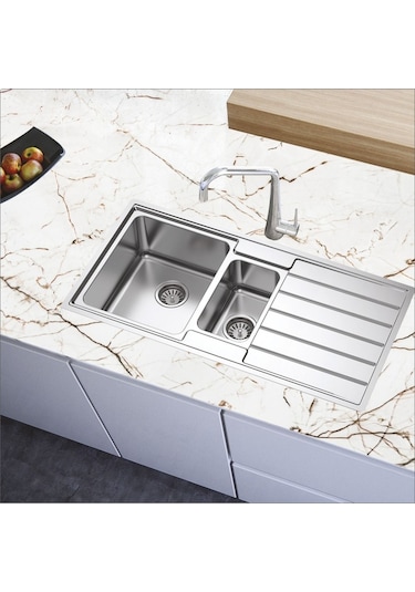 İbmtü391 Mutfak Tezgah Üstü Mermer Desen Kendinden Yapışkanlı Folyo Kaplama 70cmx100cm