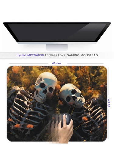 İlyuka 40x30cm Gaming Oyuncu Mousepad Endless Love Mp294030