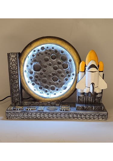 Dolunay Uzay Mekiği Geri Akış Tütsülük Işıklı