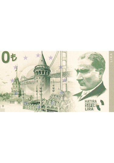 0 Sıfır Lira - Galata Kulesi Hatıra Sıfır Lira