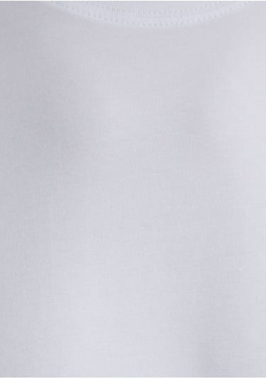 Mavi - Stretch Beyaz Basic Tişört 0610252-620 Beyaz