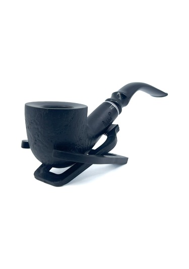 Dapper Bent Billiard Briar Gül Kökü 9 Mm Filtreli El Yapımı Pipo - 2637