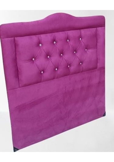 Başlık Dk Tek Kişilik 100'lık Model Tay Tüyü Fuşya Kumaş Dolgun Kapitoneli Elyapım