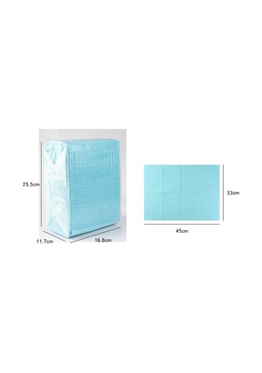 Samdoo 125 Adet Pembe Tek Kullandım Masa Battaniyesi, 45x30cm Çift Katlı Ahşap Pulp + Sızıntı Engelleme Tabaka, Manikür Ve Güzellik Çalışma Masası İçin Temizleme Ve Polishing Yüzü