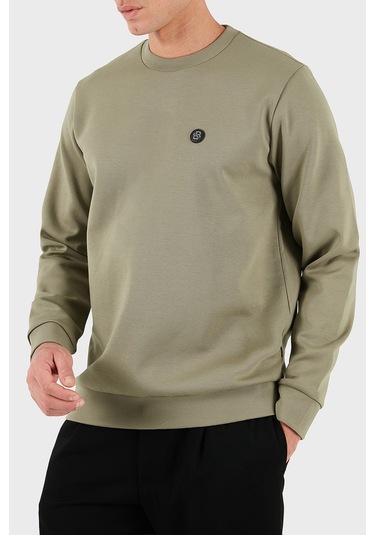 Boss Erkek Sweat 50520302 245 Haki Haki