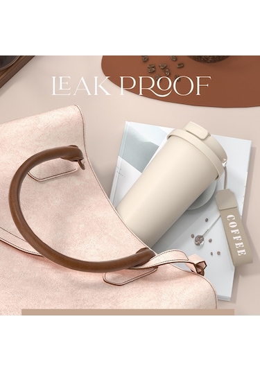 Sones 530ml 316 Paslanmaz Çelik Termos Bardak Kahve Kupası Çift İçme Suyu Bardağı