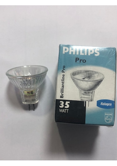 5 Adet Phılıps 12v 35w Mr 11 Halojen Çanak Çap:35mm