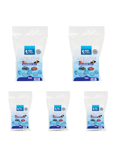 Akvaryum Tuzu 1 Kg, 5 Adet Fırsat Ürünü