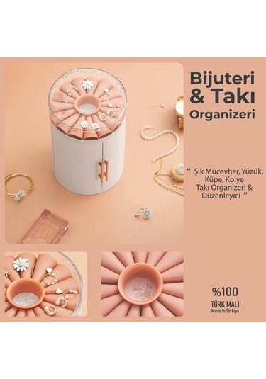 House By Takı Organizeri Küçük Krem