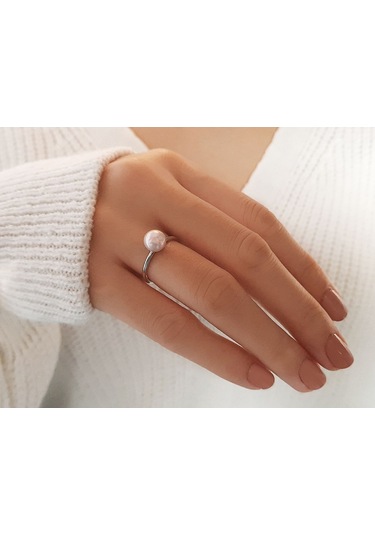 Sirius Modern Pembe Inci Yüzük 0845R0002