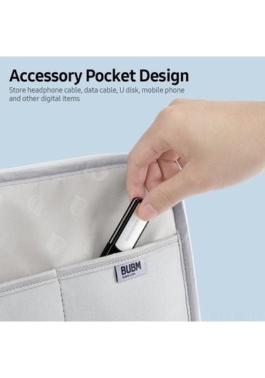 Didadodo Airpods Max Kumaş Çantası - Hafif, Dayanıklı Şık Tasarım Beyaz Beyaz Beyaz