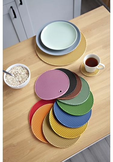 Arrıchi Sıcak Yemekler İçin Mutfak Silikon Standı 106080395 Açık Gri