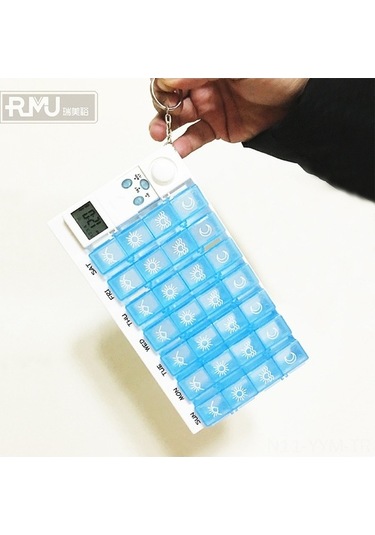 Pazly Zamanlayıcılı Ve Pratik Kutusu İlaç Haftalık Elektronik Diğer Dayanıklı Bölmeli 28 - Tx Diğer