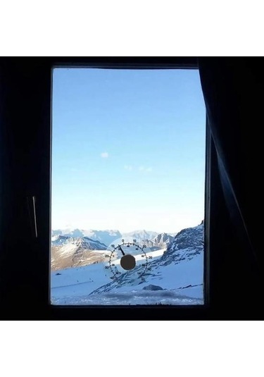 Dış Mekan Termometresi Su Geçirmez Şeffaf Akrilik Doğruluk Seralar Termometre Ev Gereçleri