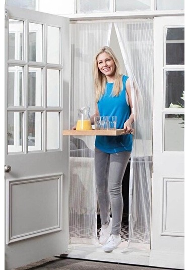 Mıknatıslı Kapı Sinekliği Tül Perde 105 X 205 Cm