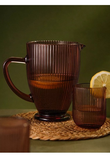 Sl Home 1,2 L "modern" Cam Su Sürahisi, Pembe 246346440