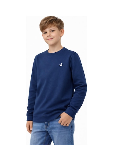 Baglan Erkek Çocuk Sweatshirt Bgl-st05228 İndigo