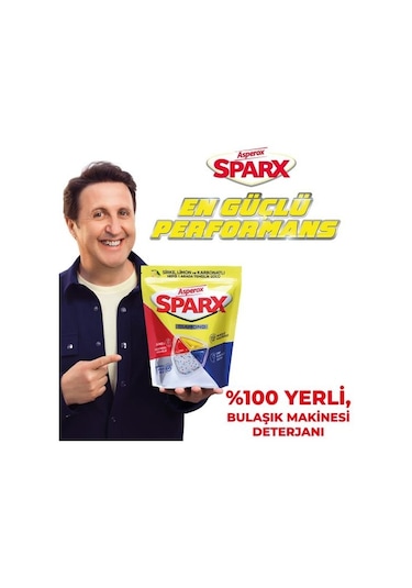 Asperox Sparx Bulaşık Makinesi Deterjanı 2 x 30 Tablet