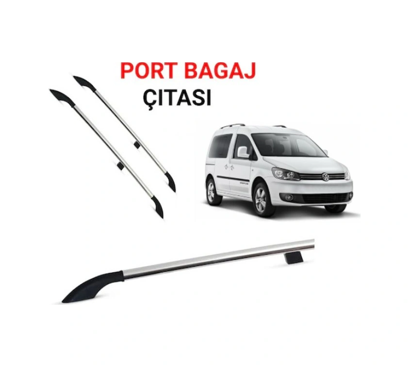 Caddy Kısa Şase Portbagaj Tavan Çitası Gri 2011-2020