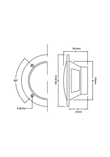 Marin Hoparlör Slim 13,5 Cm Beyaz 40 Watt
