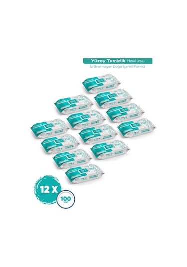 Dex Clean Yüzey Temizlik Havlusu 12 x 100'lü