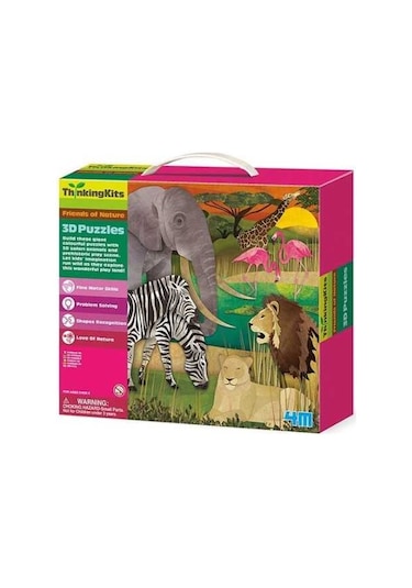 4M ThinkingKits 3D Puzzles Safari