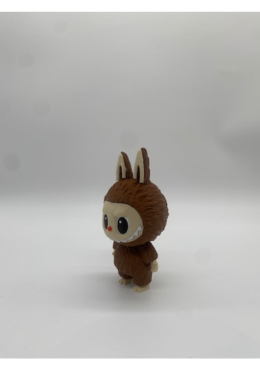 Labubu Figür, Dekortif Koleksiyon Objesi, 3d Baskı, Kahverengi