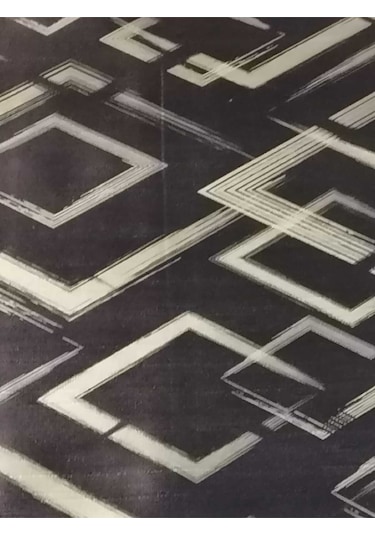 Elyaflı Pvc Muşamba Desenli Silinebilir Masa Örtüsü 02mrl171a Siyah