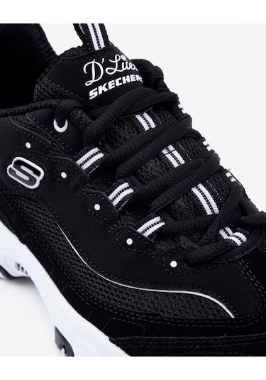 Skechers D'Lites - March Forward Kadın Siyah Sneakers 13148 Bkw Siyah