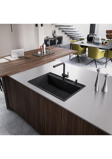 Franke Mrg 610-72 Matt Black Tezgahüstü Eviye