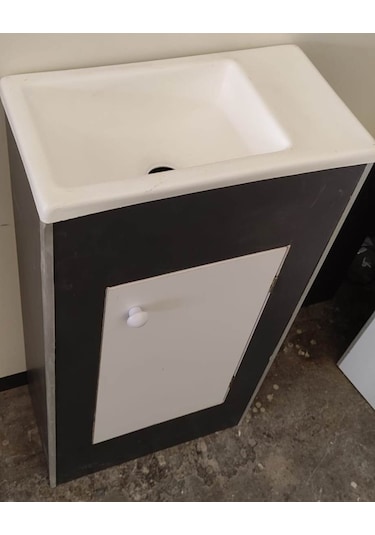 Karavanlara Özel İDATES - Eyveli Banyo Dolabı ( Evye+Dolap)