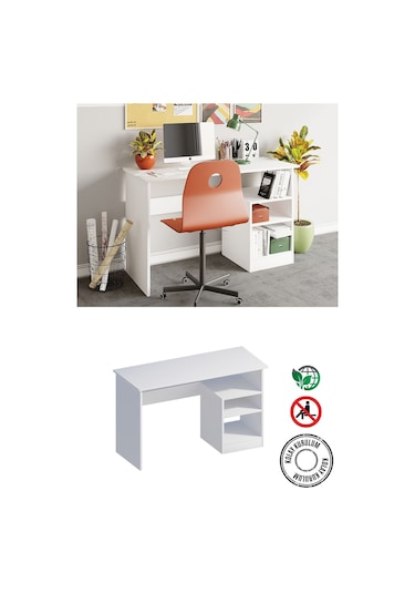 Decormet Bahar Çalışma Masası Beyaz Diğer