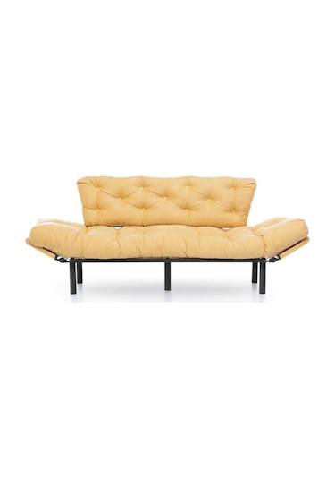 Pafu Nitta Üçlü Kanepe - Hardal